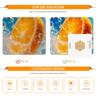 ชิป LED COB อเนกประสงค์ 2100W พร้อมแรงดันไฟฟ้าขาเข้า 80-86V และอายุการใช้งาน 10000 ชั่วโมง สำหรับไฟเวทีและไฟถ่ายภาพ