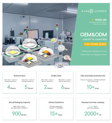 SMD5050 กำลังไฟสูง 10W-18W DC6V/12V LED ไดโอด 2000LM 5.0*5.0 มม. 120 องศา ชิปหลอดไฟ LED 2700k 3000k 4000k 5000k 6000k 6500k