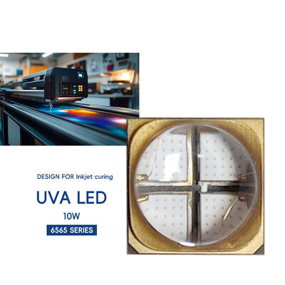 LED UVA กำลังสูง 10w ขนาด 6.8*6.8 มม. SMD6868 ความยาวคลื่น 365nm 385nm 395nm สำหรับการปลูกพืชและอุปกรณ์อบแห้งด้วย UV