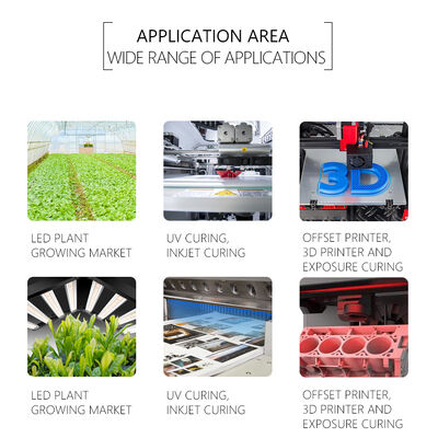 หลอดไฟ UV LED ใหม่ UVA SMD6868 LED ชิป R5.0MM 365nm 385nm 395nm 10W โรงงานตรงสําหรับโรงงานพิมพ์ 3 มิติ การฆ่าเชื้อ