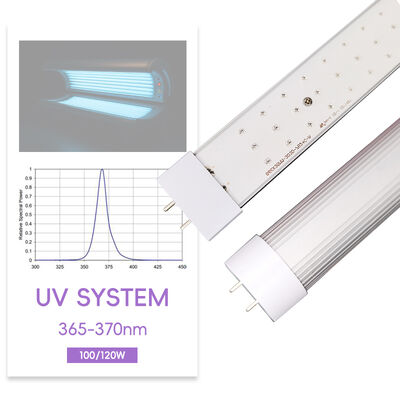 หลอด LED บ่ม UV 365nm 100W 1500 มม. AC IP20 สำหรับงานพิมพ์ หลอด UV 120W UV UVA