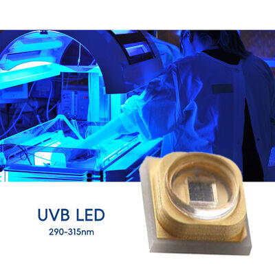 ความงาม UVB 3W ชิป 315nm ราคาโรงงาน 3535 LED ไดโอเดส SMD 311nm 500mA โคมไฟแดง LED ไดโอเดส SMD 306nm 295nm 110mW