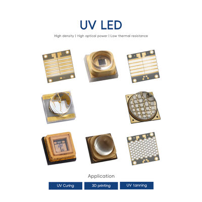 3W UVC 3535 แพ็คเกจ 265nm SMD ประสิทธิภาพสูง SMD 500mA UVC LED ไดโอด ประสิทธิภาพสูง 110mW 275nm สำหรับการทำน้ำและอากาศให้บริสุทธิ์
