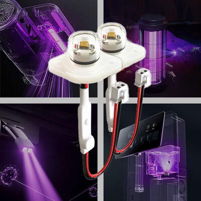 ประสิทธิภาพสูง ECO ราคา UV UV-C DC12V UVC โมดูล LED 275nm 0.5W 40mA IP68 DC24V ล้างอากาศน้ํา 6-10mW