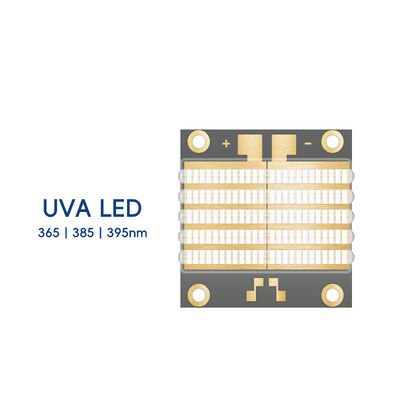 ขายร้อน 3535 UVA LED 200W 300W ประสิทธิภาพสูง 40%-50% 365nm 385nm 395nm UVA LED ชิปสําหรับการรักษา UV
