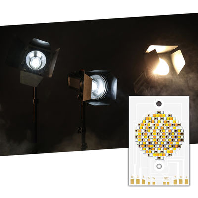 ชิป LED COB กำลังไฟสูง 300W 500W RGBWW 38x56 มม. 110LM/W 2400K-7000K สำหรับไฟส่องสว่างเชิงพาณิชย์