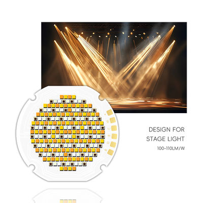 ชิป LED COB ทรงกลม RGBW 300W 700W กำลังไฟสูง 36 มม. 5 in 1 สี 110LM/W สำหรับไฟภาพยนตร์