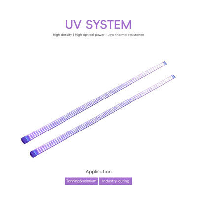 เตียงอาบแดด 365nm 1.5M 1.76M หลอด UV-A ไฟ LED 100W 120W หลอด UV OEM/ODM โลโก้ สร้างแบรนด์สำหรับบูธอาบแดด