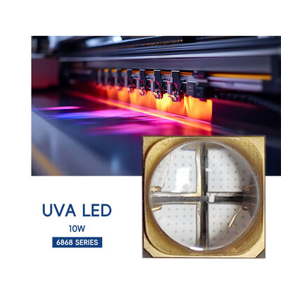 6565 6868UV UVA SMD LED 10W 3000mW Flexo Printing 365nm Diode Inkjet Printer 385nm 395nm 3D Printer UV การรักษาการพิมพ์ออฟเซต