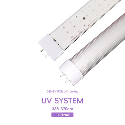 ผู้ผลิต UV LED 365nm 370nm 100W 120W หลอด UV สำหรับเตียงอบผิวและผู้เชี่ยวชาญด้านโซลูชัน UV LED Phototherapy