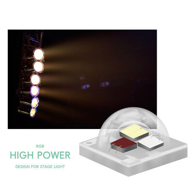ประสิทธิภาพคุ้มราคา 350mA 4W RGBW LED 3535 SMD LED Chip Module 3.5x3.5mm มุมมอง 120 องศาสำหรับไฟเวทีและไฟภูมิทัศน์