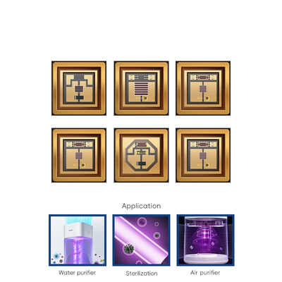 ไลด์ UVC พลังงานสูง 365nm 300W 22*35mm มุมมอง 120° 34-38V