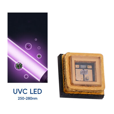 3535 SMD UVC ไดโอเดส Ultraviolet ลึก 3-5W 5-7V 500mA -700mA มุมมอง 120 °