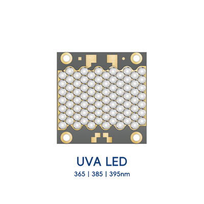 3D Printer High Intensity Curing Market Hybrid 385nm 395nm ปรับแต่งพลังงานสูง 300w 3535 ซีรี่ย์ UVA LED ชิป COB