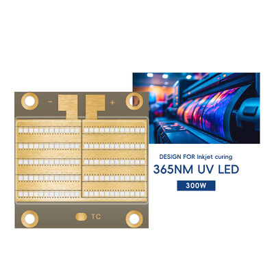 ความเข้มสูง Curing Market Offset เครื่องพิมพ์ 3D เครื่องพิมพ์ที่กำหนดเอง 200 W 3535 Series 365nm 385nm 395nm High Power UVA LED
