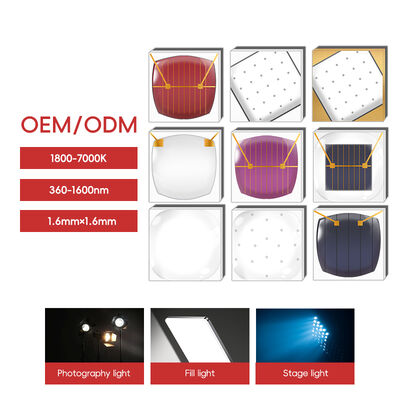 ชิป LED กำลังสูง LEARNEW 2W/3W อุณหภูมิสีปรับแต่งได้ 1800K-7000K แรงดันไฟฟ้า 2.8-3.4V มุมมอง 120 องศา กระแสคงที่