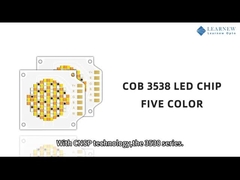 สีห้า LED Cob Chip Dimmable 350w Rgbcw ความสูง Cri 90ra Ncsp เทคโนโลยีสําหรับการสว่างเวที