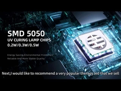 SMD 5050P IR ไฮ เพเวอร์ ชิป 0.3w 585-595nm 840-850nm 80-100mW สําหรับกล้องและพิมพ์ 3 มิติ